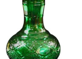 Zielony Dzban do Sziszy Średni Butla do Fajki Wodnej Wazon Nargile Hookah