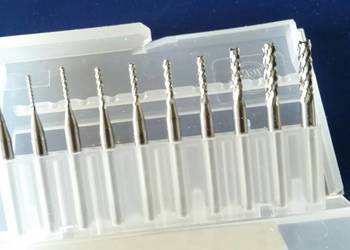 Frezy diamentowe vhm pcb kukurydza zestaw 10szt