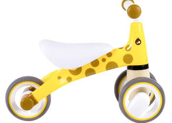 Rowerek biegowy dla dzieci bezpieczna konstrukcja koła EVA "Żyrafa" ECOTOYS