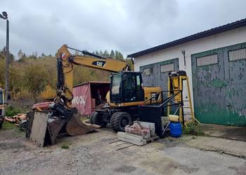 CAT M316D + młot wyburzeniowy + łyżka skarpowa CAT M316D + młot wyburzeniowy + łyżka skarpowa