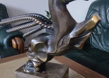 WYJĄTKOWA RZEŹBA ART DECO / INDUSTRIAL – PEGAZ