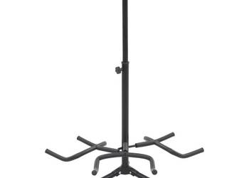 vidaXL Stojak na gitarę, czarny, stalowy(70075)