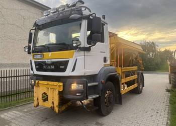 MAN TGM 18.290 4x4BB 2015 Piaskarka solarka econ pług schmidt euro6 automat