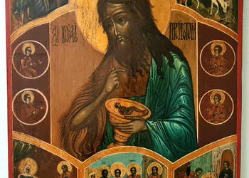 Ikona Święty Jan Chrzciciel Prodromos XIXw 0014