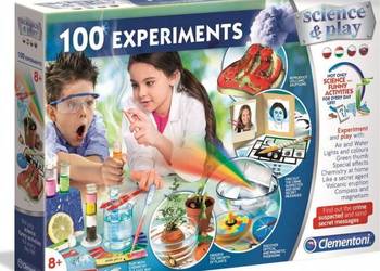Interaktywny zestaw edukacyjny Clementoni Laboratorium Nauki 100 Eksperymen