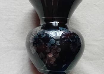 Wazonik hialitowy art deco, Bohemia - Kamenicky Senov. lata 50-e.