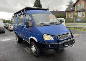 GAZ Gazela Gaz Gazelle Kamper furgon 4X4 benzyna + GAZ LPG Solar 94329km 2…