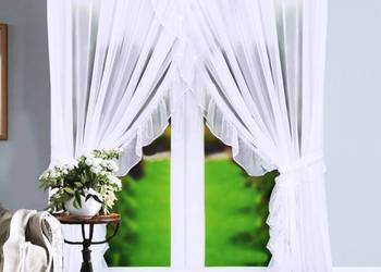 Firana balkonowa 400x250 FIRANY firanki do salonu pokoju jadalni