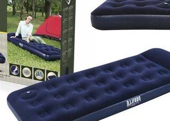 BESTWAY 67223 materac z pompką nożną 185x76x28cm NOWY welur