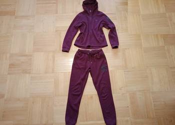 Komplet dresowy dres bluza spodnie IQ damski bordowy roz.S 36