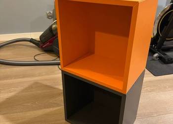 Ikea Eket - 2 połączone  - pomarańczowy i ciemnoszary