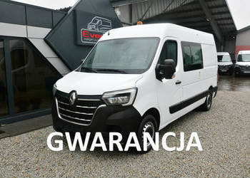Renault Master L2H2 średniak 7-osobowy brygadówka doka pełna opcja