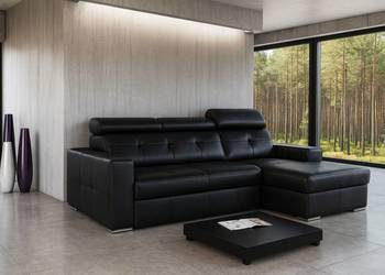 Narożnik Bianko -20% - dostępny od ręki, spanie i pojemnik!