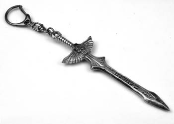 Dark Angels Relic Sword | 8 cm | Metal | Brelok | Warhammer 40k