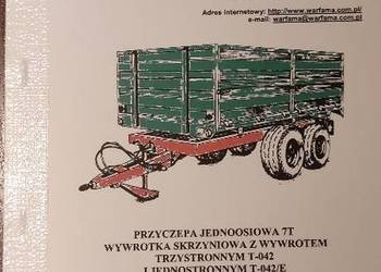 Katalog części przyczepa T 042 i T 042E