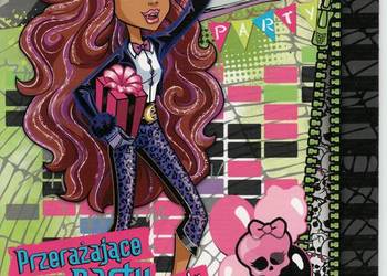 Monster High Zombiastyczna Wyklejanka Przerażające Party Clawdeen Wolf Egmo