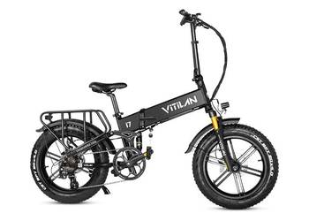Rower Vitilan I7 Pro 750W mocny składany | 20Ah zasięg do 104km 20"