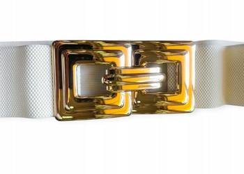 Pasek Damski-GUMA OZDOBNA BIŻUTERIA /cekiny /kamienie