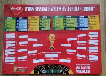 Tablica z mistrzostw świata w piłce nożnej