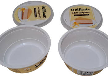 Pojemnik z pokrywką, 250ml, 12x5cm, 2szt. (Kreatywne)