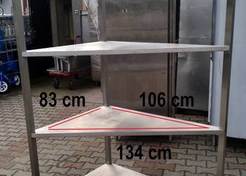 Regał gastronomiczny 4-półkowy 134x83x106x180 Regał gastronomiczny 4-półkowy 134x83x106x180