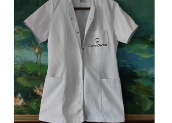 scrubs żakiet mundurek bluza damska zapinany krótki rękaw