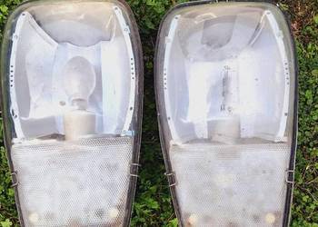 Dwie Stare Lampy Drogowe Uliczne