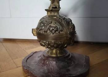 Kałamarz biurkowy na atrament do pióra wiecznego XIX-XX wiek Kałamarz biurkowy na atrament do pióra wiecznego XIX-XX wiek