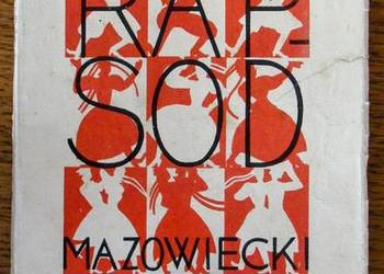 Rapsod mazowiecki, tomik z 1930 roku