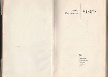 (7665) MEKSYK – JACEK MACHOWSKI
