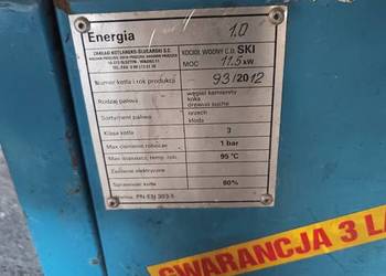 Piec co 11kw dmuchawa sterownik