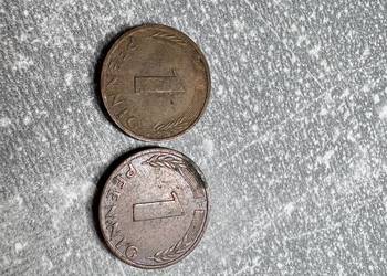 Moneta 1 fenig / Pfennig z 1985, 1950 - Niemcy