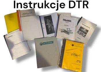 Instrukcje DTR do Maszyn Stolarskich