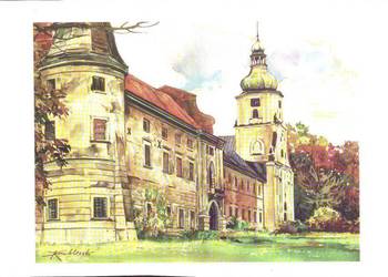 K. Poczt. Akwarela " Sankt. M.B. Rudzkiej Pokornej " **