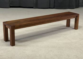 Masywna ława/ławka z litego drewna 215 cm loft rustyk