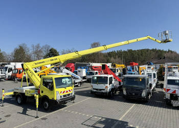 Nissan Cabstar Podnośnik Koszowy 22m RUTHMANN TBR 220 Zwyżka Wumag GSR 14m…