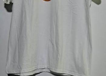 Biała koszulka z nadrukiem emoji w kapeluszu XL nowa