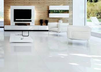 Gres Super White połysk 60x120x0,9cm 1,44 m2 / 2 szt K