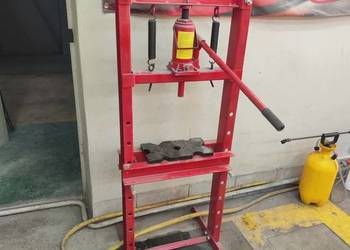 PRASA HYDRAULICZNA 12T - WARSZTATOWA - MOCNA - DUŻA + PŁYTY Z 4 WYCIĘCIAMI