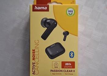 Słuchawki dokanałowe HAMA Passion Clear II ANC Czarne Okazja