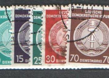 Zn. Dopł. NRD Mi 19, 21, 3, 4, 7x  kas 1954
