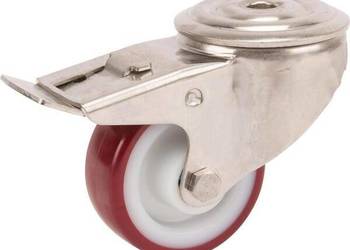 Koła skrętne ze stali nierdzewnej z powierzchnią z tworzywa sztucznego 847…