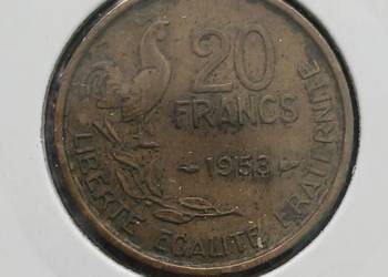 20 Franków Francja 1953 r.