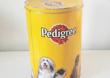 Duża stara puszka pudełko Pedigree