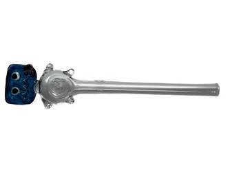 Szkło Fajkowe Blue Box 15 cm - Lufka z Grubego Szkła