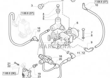 New Holland T6010 T6090 T6070 Złączka hydrauliczna 82038475