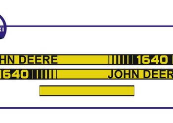 Naklejki John Deere 1640 Traktor Ciągnik Rolniczy Nalepki Komplet