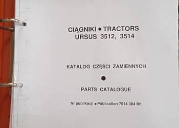 Katalog części zamiennych ciągnik rolniczy Ursus 3512,3514 + GRATIS