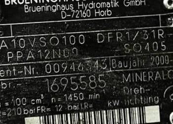 Brueninghaus A10VSO100 DFR1/31R-PPA12N00 -SO405 (00946343) Pompa