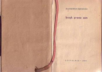 (8414) KRZYK PRZEZ SEN – KAZIMIERZ DĘBNICKI